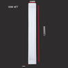 10X 4FT 50W LED Batten Tube Lights SMD 2835 Aluminium Non‑Flicker Garage