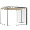 Pergola Patio Sun Shelter Grape Tent Retractable Canopy Refurbished