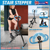 Vertical Climber Stair Stepper Machine with LCD Monitor For Home Gym Exercise ~