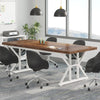 63 Inch Executive Desk, Large Office Computer Desk Modern Study Writing Table