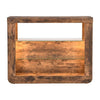 Fiesta Wooden Bar Table Unit In Rustic Oak With LED Lights