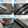 Tarpaulin Extra Heavy Duty Waterproof Cover Tarp Ground Sheet Mesh 250GSM