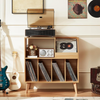 Large Record Stand with Storage, Record Player Stand with Shelf, Vinyl Record Ho