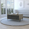 Oak & Grey Coffee Table Harvard with Storage Stylish Modern Design