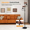 2 Light Vintage Floor lamp Industrial Standing Reading Light Living Room Bedroom