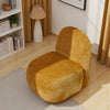 Swivel Accent Chair Chenille Armchair Padded Seat Bedroom 360° Revolving Chairs