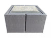 Rattan Direct Barcelona Black & Vanilla Garden Sofa Cube Dining Set RRP £2880