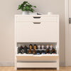 Shoe Cabinet Rack Wooden Shoes Storage Stand Cupboard with 2 Flip Mpkhjubmqkidjb