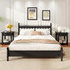 3-Tier Modern Bedside Table Nightstand with Drawer Set of 2-Black