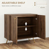 Storage Cabinet Cupboard Sideboard Shelving Unit Living Room Kitchen Wood