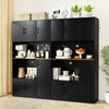 Kitchen Modern Wooden Large Coffee Bar Station-Black