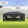 3 x 6m Garden Heavy Duty Gazebo Marquee Party Tent Canopy