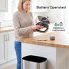 68L Sensor Dustbin Stainless Steel Automatic Kitchen Waste Bin Silver