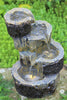 Garden Water Feature Fountain LED Lights Indoor Outdoor Statues Ornament Cascade
