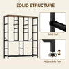 15 Drawer Storage Rack, Drawers Dressers with Wood Tabletop, Metal Frame Room