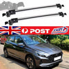 2x For Hyundai i10 i20 2008-2024 Top Roof Rack Cross Bars Luggage Carrier Loader