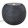 Garden Fountain Water Feature LED Lights Indoor Outdoor Polyresin Statues Decor