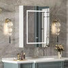 24" x 30" LED Medicine Cabinet with Light Wall Mounted Mirror Cabinet Storage