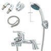 Luxury Bathroom Chrome Sink Bath Filler Tap Shower Mixer Taps with Hand Held Set