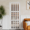 Internal Bi Folding Concertina Accordion Door PVC Sliding Divider Doors Bathroom