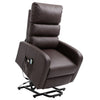 Electric Power Lift Riser Massage Recliner Chair PU Leather Cinema Armchair Sofa