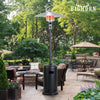 Outdoor Patio Heater 8.8KW Propane Gas Outdoor Heater Standing Wheels BIG HORN