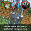 6x3m WALK IN CHICKEN RUN COOP LARGE OUTDOOR PEN METAL DUCK HEN POULTRY CAGE SHED