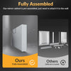 Bathroom LED Mirror Cabinet with Demister Shaver Socket Storage 3 Colour Lights