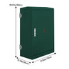 GRP Electric Enclosure Kiosk Cabinet Meter Box Housing,W700xH1000xD350mm,Green