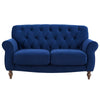 Dusk Hebden Royal Blue Velvet 2 Seater Sofa RRP £690