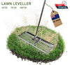Lawn Leveling Rake 100cm x 25cm Level Lawn Tool with 79" Steel Extended Handle