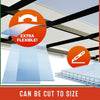4mm Clear Twinwall Greenhouse Polycarbonate Sheet | 1220mm x 610mm (48" x 24")