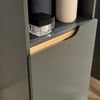 Bathroom Floor Cabinet Grey 3 Storage Shelves Vanity Organiser Furniture