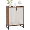 Modern Shoe Cabinet for Entryway, 5-Tier Shoe Storage Cabinets for 25 Pairs