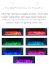NEW 2025 3D 3 Sided No Border Glass UHD Media Wall Electric Fire 50 60 71 80 "