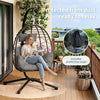 Hanging Rattan Egg Chair Garden Swing Chairs Patio Indoor Outdoor With Cushions