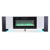 70inch Fireplace & TV Stand for TVs up to 90 Inch With Electric Fireplace Insert