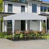 Pop Up Gazebo 3X3M Awning Canopy Party Tent Marquee 4 Sides Garden Outdoor White