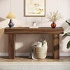 160 cm Long Console Table, Wooden Rectangular Sofa Table Behind The Couch, FarAT