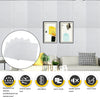 20Pcs 3D Tile Wallpaper Brick Wall Sticker Self-adhesive Waterproof Foam Panel