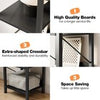 Narrow Bookshelf Bookcase 6 Tier Storage Rack Corner Display Shelf Metal Frame