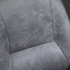 Swivel Computer Office Chair Mid Back Desk Chair for Home, Light Grey