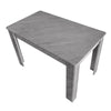 4 Seater Dining Table Rectangle Kitchen Dining Room Furniture, Grey Wood Tone