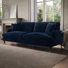 Navy Blue Velvet 4 Seater Sofa - Payton SOF199