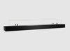 Bio fireplace insert 120 cm matt black with glass