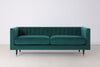 SWYFT MODEL X02 3 SEATER SOFA KINGFISHER WITH STYLISH COPPER FEET