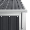 Garden Tool Shed Outdoor Storage House Cabinet Anthracite Galvanised Steel