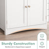 Modern Sink Organizer Storage Cabinet Under Sink Cabinet-White