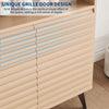 Storage Cabinet with Metal Leg Sideboard Buffet for Living Room Entryway Hallway