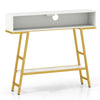 3-Tier Entryway Table with Storage Compartment & Shelf